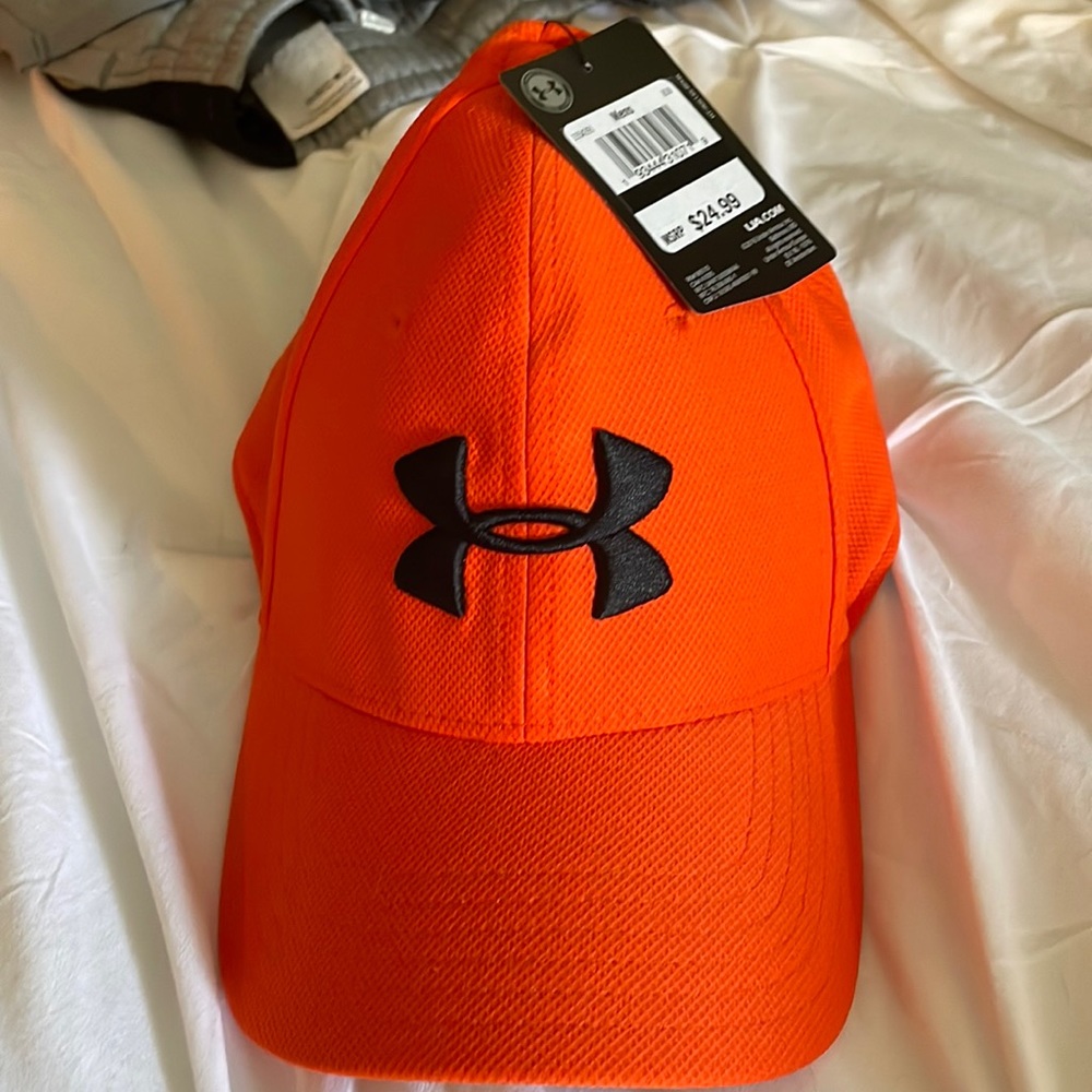 Under Armour Mens Adjustable Hat Orange